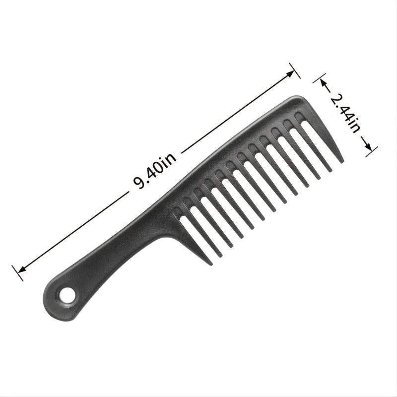 Wide Detangle Comb for Curly Thick Hair - Wet & Dry Use