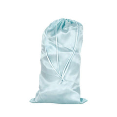 5pcs Soft Silk Wig Bags 7.09 x 11.81 Inches Pink Satin Storage Bags