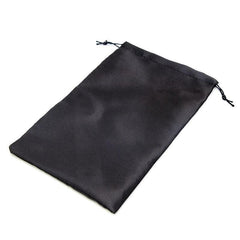 5pcs Soft Silk Wig Bags 7.09 x 11.81 Inches Pink Satin Storage Bags