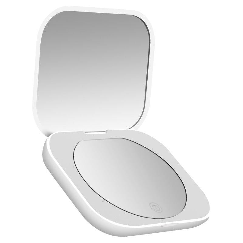Double Sided LED Vanity Mirror 1X2X Magnification