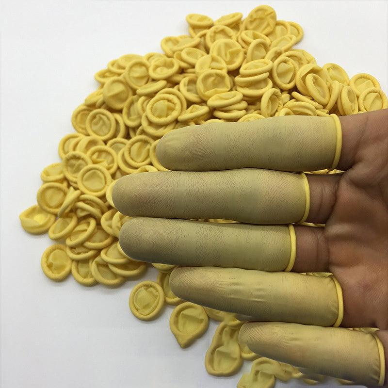 200 Latex Finger Cots Disposable Powder Beauty Tattoo Embroidery Finger Cots