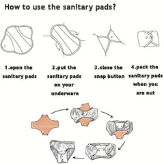 Women's Waterproof Feminine Pad for Household & Outdoor Travel