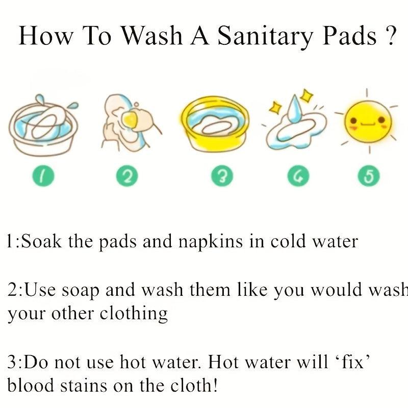 Women's Waterproof Feminine Pad for Household & Outdoor Travel