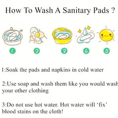 Women's Waterproof Feminine Pad for Household & Outdoor Travel