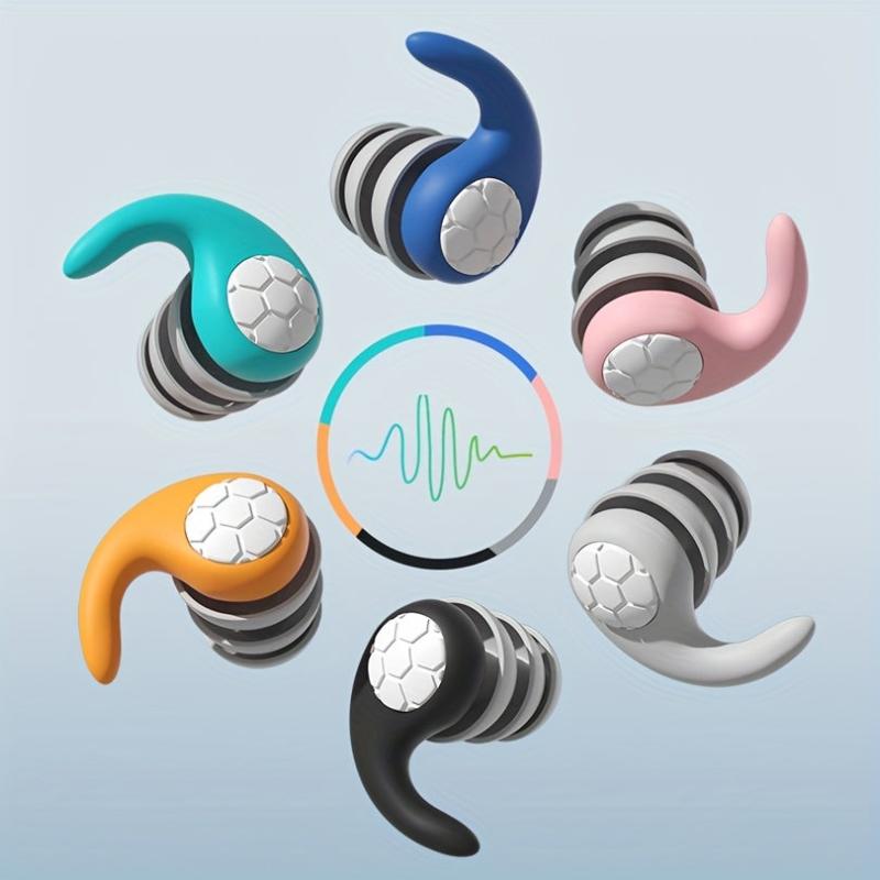 Sleeping Earplugs Pair Waterproof Reusable Comfortable for Swimming Sleeping