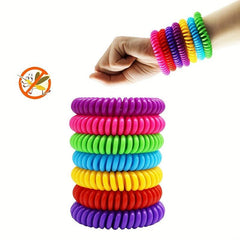 10pcs Mosquito Repellent Bracelets Plant Essential Mosquito Repellent Bands