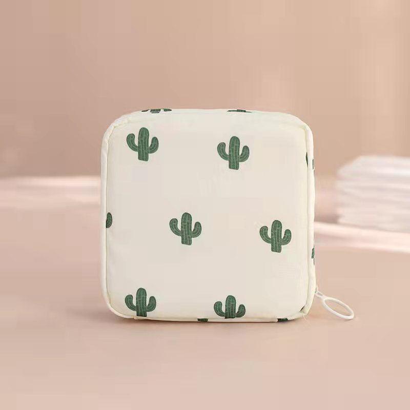 Women's Sanitary Napkin Storage Bag with Pattern