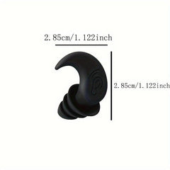 Waterproof Earplugs for Sleep, Swimming, Travel - Comfortable & Soundproof