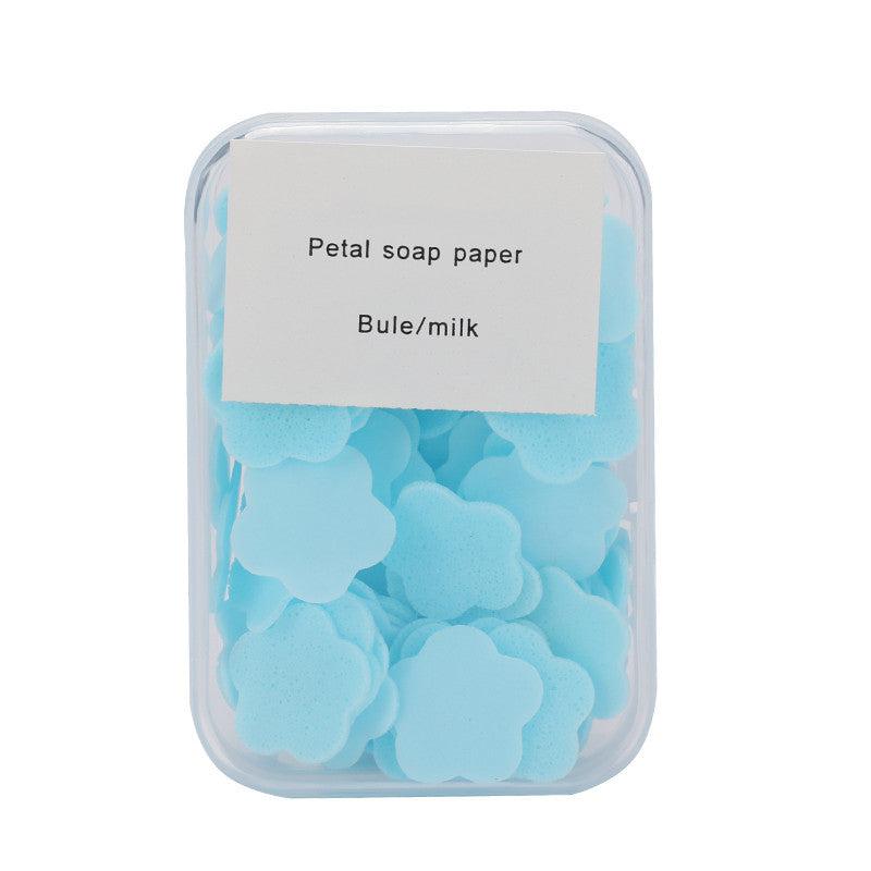 100pcs Box Paper Cleaning Soaps Portable Hand Wash Soap Papers