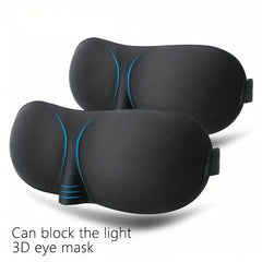 3D Ultralight Blackout Eye Mask Soft Comfortable Rest Sleep Blindfold