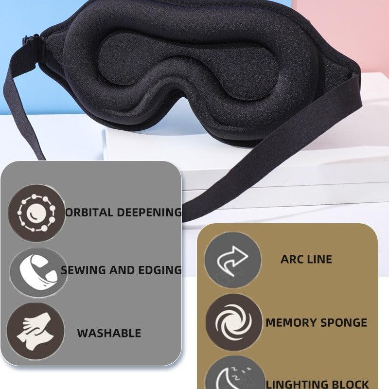 3D Contoured Sleep Eye Mask For Men And Women