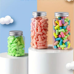 60pcs Silicone Ear Plugs for Noise Reduction and Comfortable Sleep