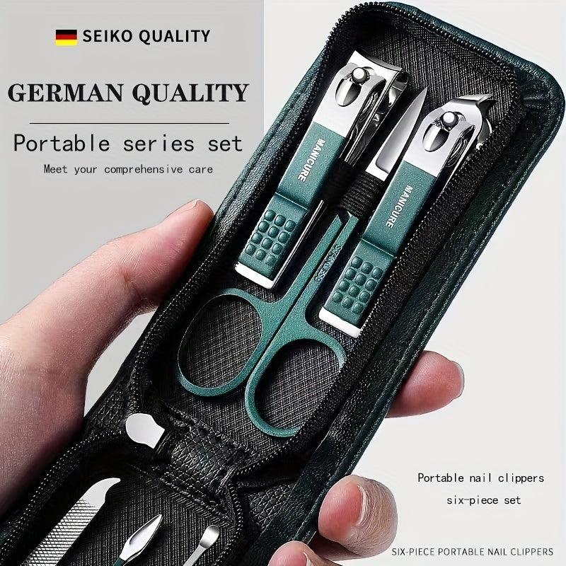 6pcs Nail Care Set with Clipper and Ear Pick