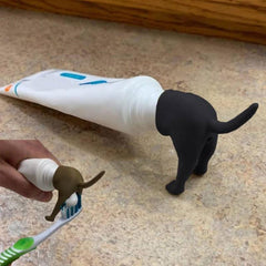 Dog Butt Toothpaste Caps - Dispenser for Pranking and Squeezing Toothpaste
