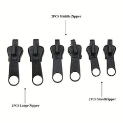 6pcs Instant Zipper Repair Kit - Easily Fix & Rescue Your Clothing