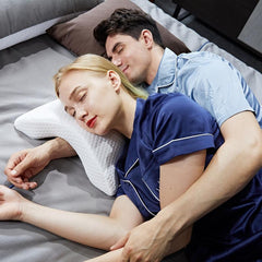 Memory Foam Couple Pillow for Comfort & Support - Perfect for Travel & Cuddling