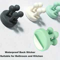 Silicone Toothbrush Razor Holders Hook Wall Door Hooks for Home Office