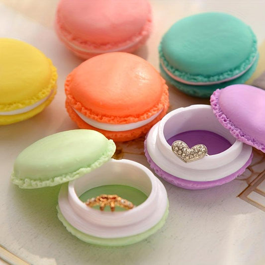 Mini Multifunctional Macaron Storage Box for Desktop Organization