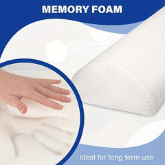 Leg Pillow Lumbar Support Foot Rest Latex Waist Pillow for Lower Back Pain