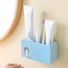 Automatic Toothpaste Squeezing Machine with Toothbrush Holder