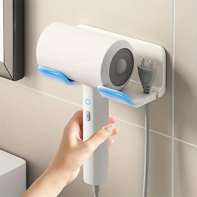 Hair Dryer Holder Wall Mounted Styling Tool Organizer