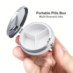 Classic Butterfly Fox Pill Box 3 Compartment Medicine Pill Organizer
