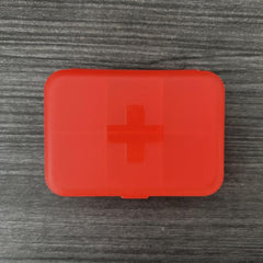 6-Grid Travel Pill Container, Large Capacity Pill Box, Portable Medicine Case