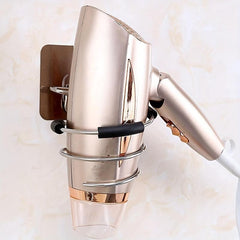 Hair Dryer Holder Stainless Steel Wall Hanging Rack