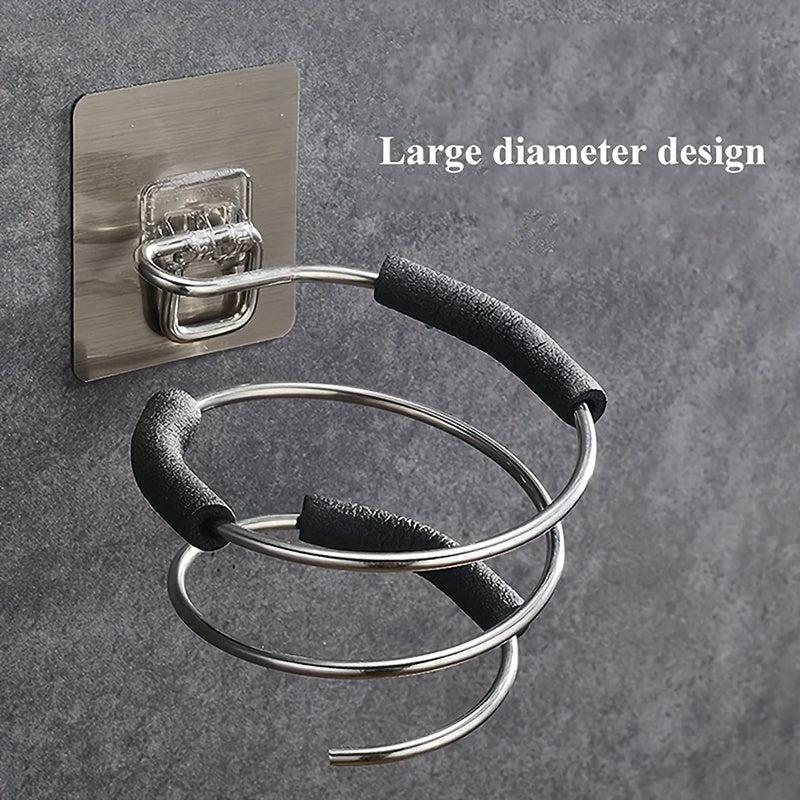 Hair Dryer Holder Stainless Steel Wall Hanging Rack