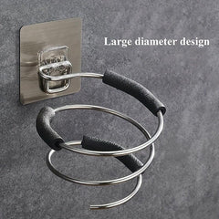 Hair Dryer Holder Stainless Steel Wall Hanging Rack