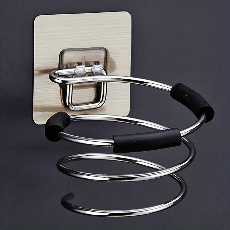 Hair Dryer Holder Stainless Steel Wall Hanging Rack