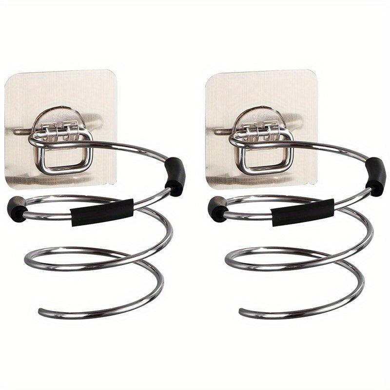 Hair Dryer Holder Stainless Steel Wall Hanging Rack