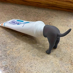 3 Pack Dog Butt Toothpaste Topper Funny Dispenser Creative Cap Squeezer