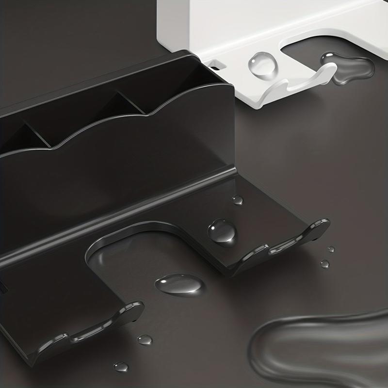 Wall Mounted Hair Dryer Shelf Bathroom Air Duct Bracket