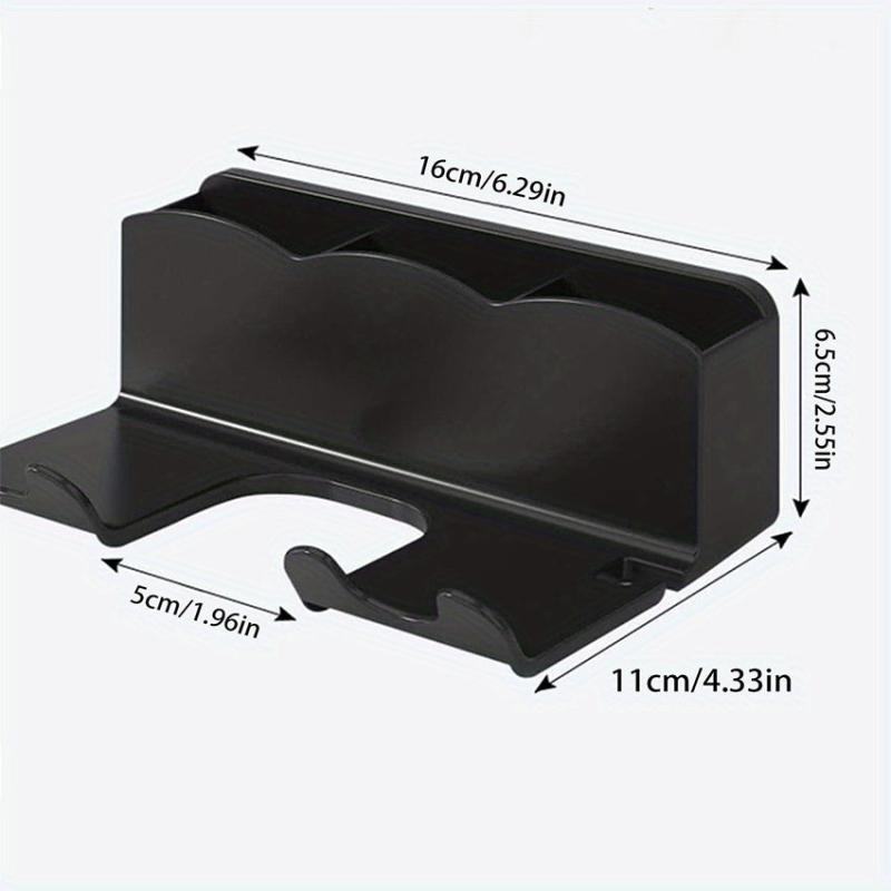 Wall Mounted Hair Dryer Shelf Bathroom Air Duct Bracket