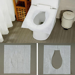 Disposable Toilet Mat Paper Extraction Water Soluble Toilet Mat