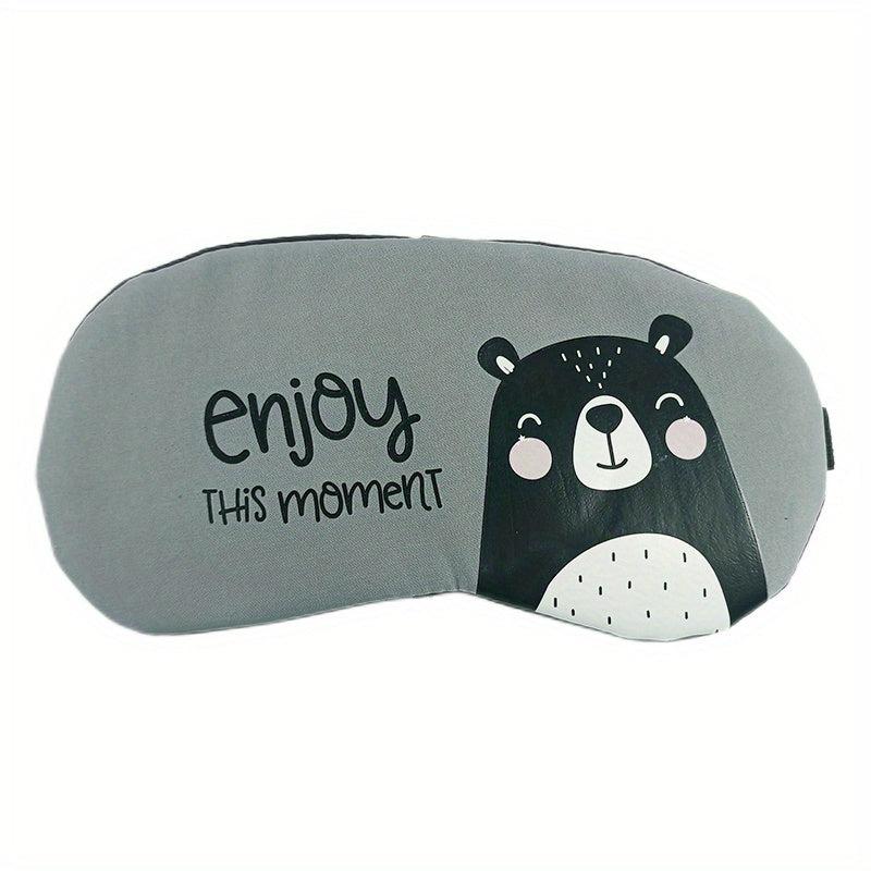 Cartoon Eye Cover Sleep Mask Polycotton Blindfold Travel Nap Meditation
