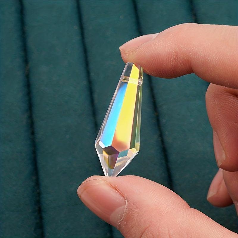 5pcs Clear Crystal Prism Ball Suncatchers Window Prisms Suncatcher