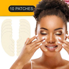 10Pcs Collagen Smile Line Patch For Facial Smile Line Lifting
