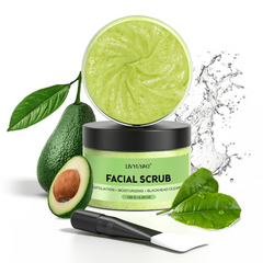 Organic Avocado & Green Tea Facial Scrub Exfoliator