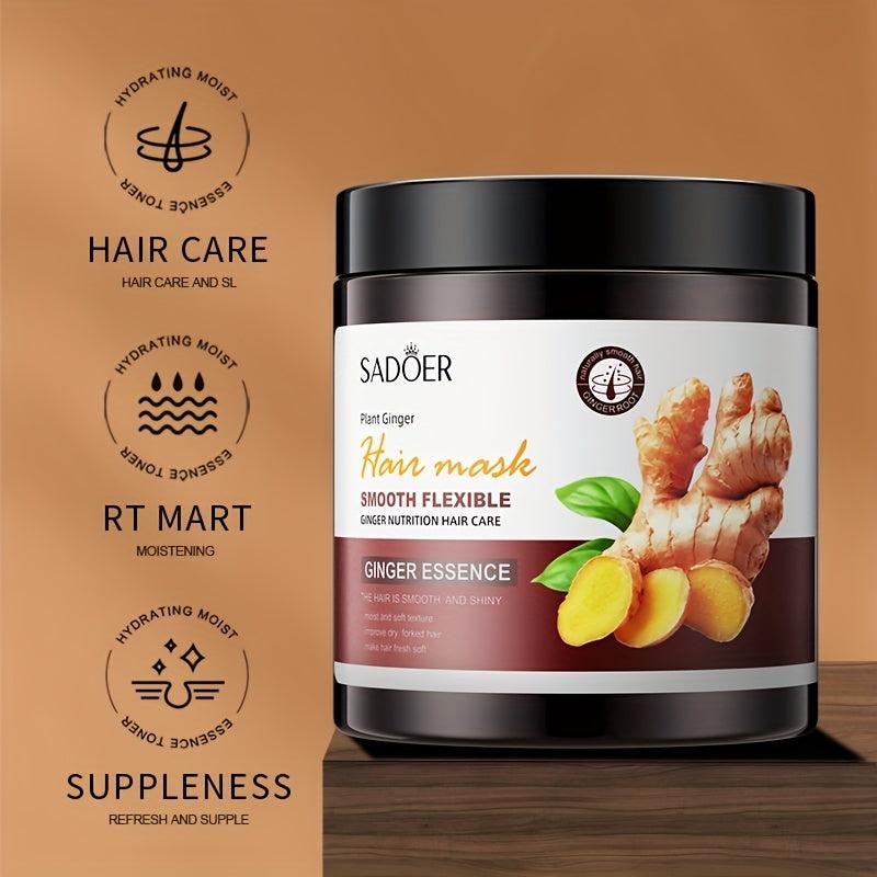 Ginger Essence Hair Serum Thicker Stronger Hair Men Women Nourish Regrow