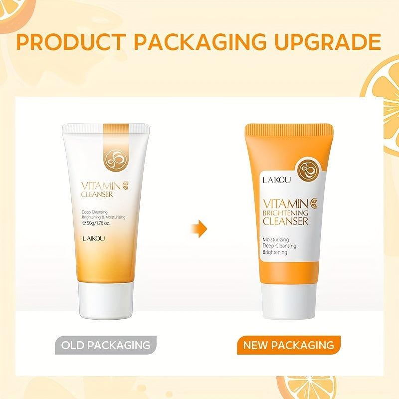 50g Vitamin C Facial Cleanser Pore Cleansing Brightening Control