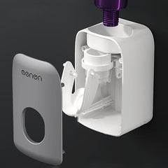 Wall Mounted Toothpaste Squeezer Dispenser No Punching Required