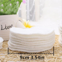 12 Pack Reusable Nursing Pads Leak Proof & Washable for Breastfeeding Moms