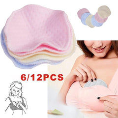 12 Pack Reusable Nursing Pads Leak Proof & Washable for Breastfeeding Moms