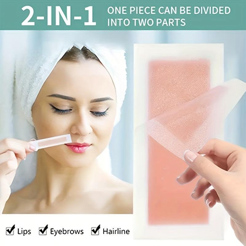 Body Wax Strips Gentle Waxing Kit Portable Hair Removal Tear Off Wax Strip