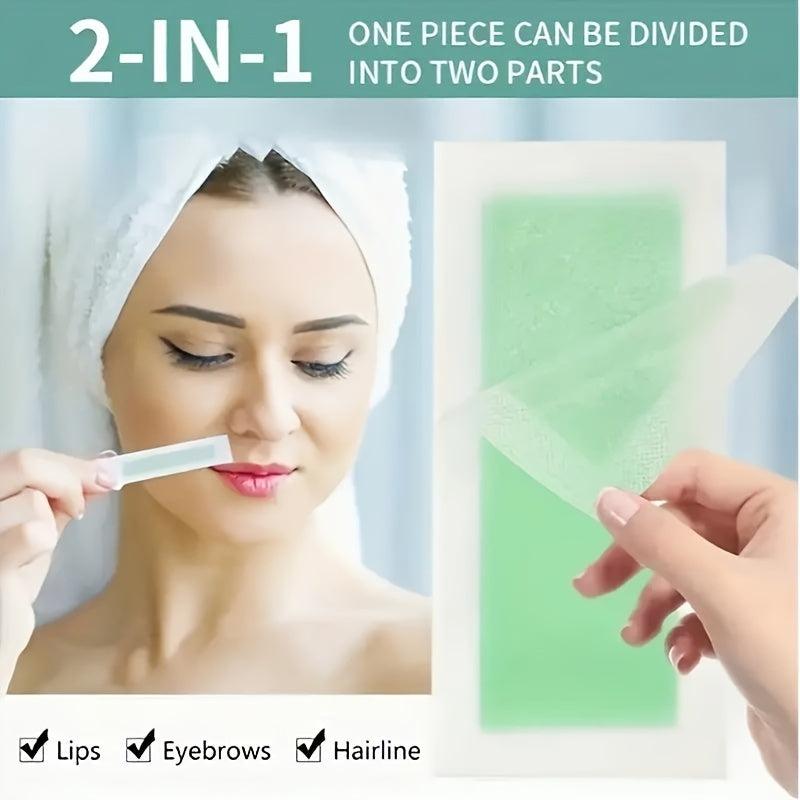 Hair Removal Wax Paper Cream & Beard Wipes 30pcs 3bags
