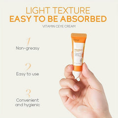 2pcs Vitamin C Eye Cream 15g Smoothing & Nourishing Skin