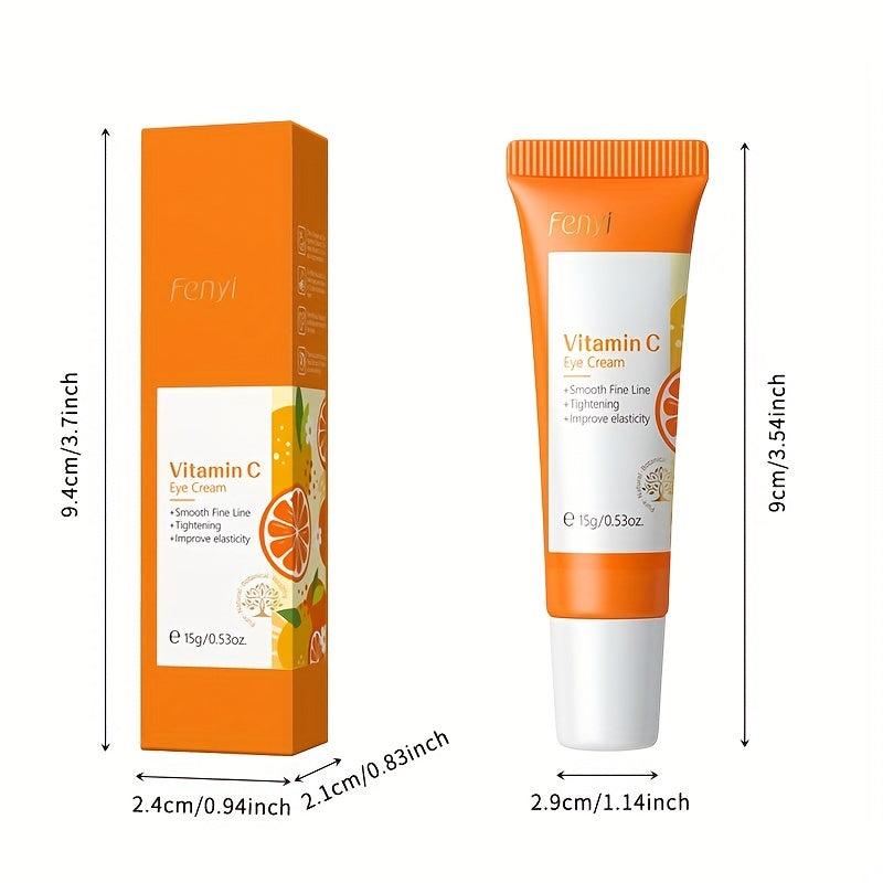 2pcs Vitamin C Eye Cream 15g Smoothing & Nourishing Skin