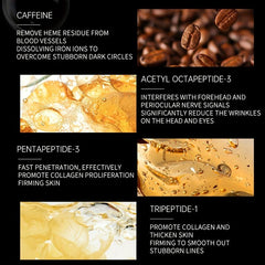 50ml Caffeine Eye Cream for Dark Circles & Wrinkles - Moisturizing Formula